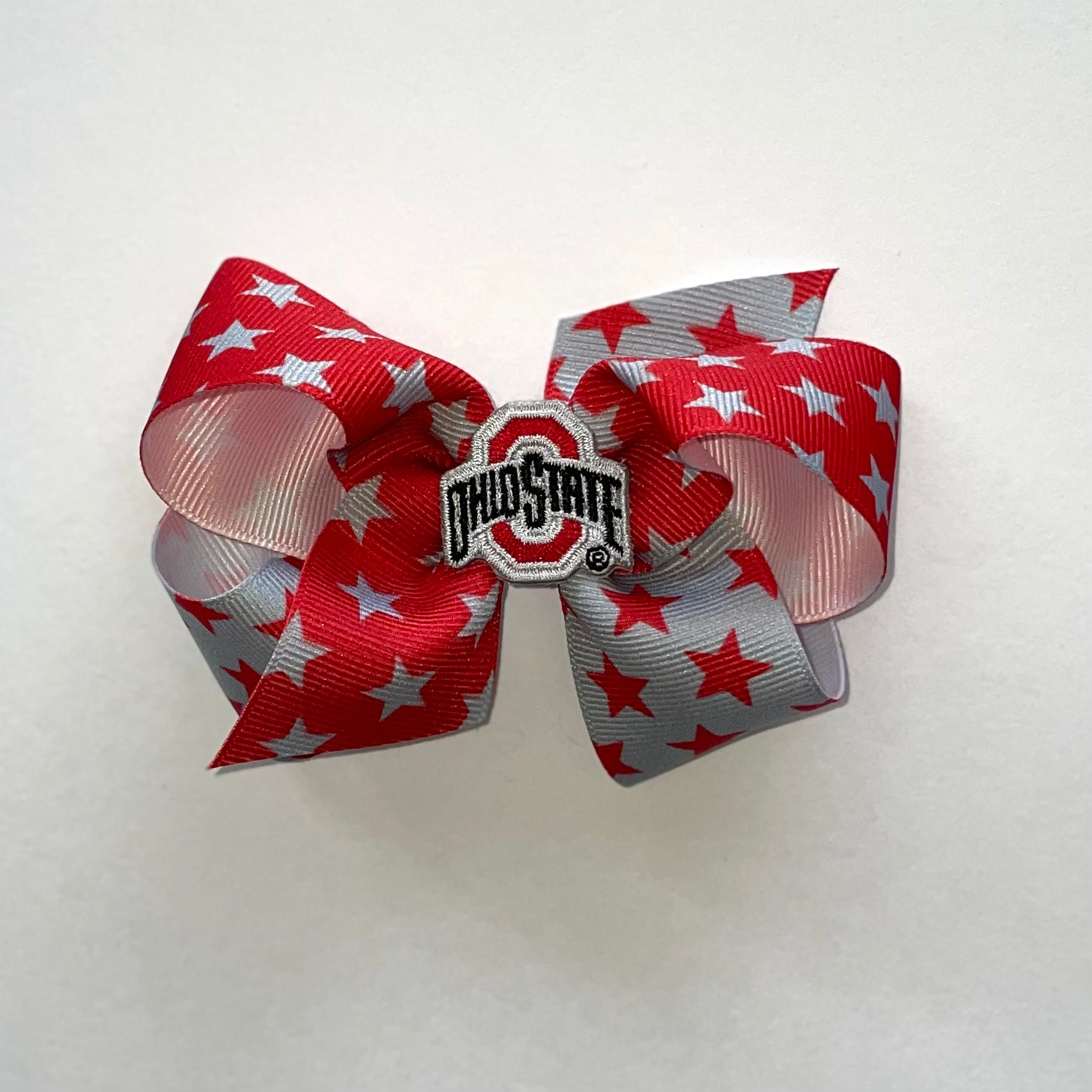 Medium Two-Tone Star Bow - The Ohio State University