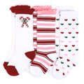 Candy Cane Lane Knee High Sock 3-pack