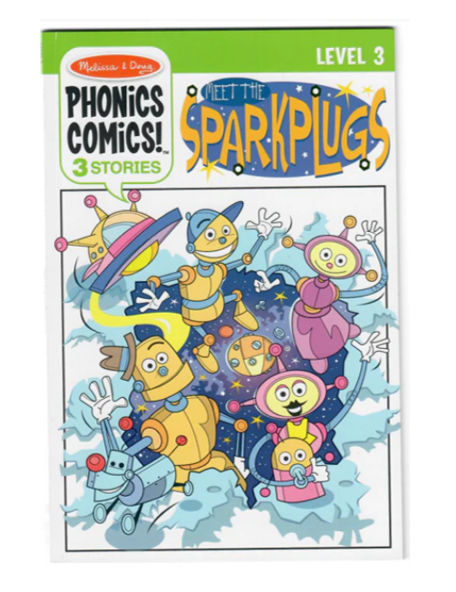 Phonics Comics! Meet the Sparkplugs