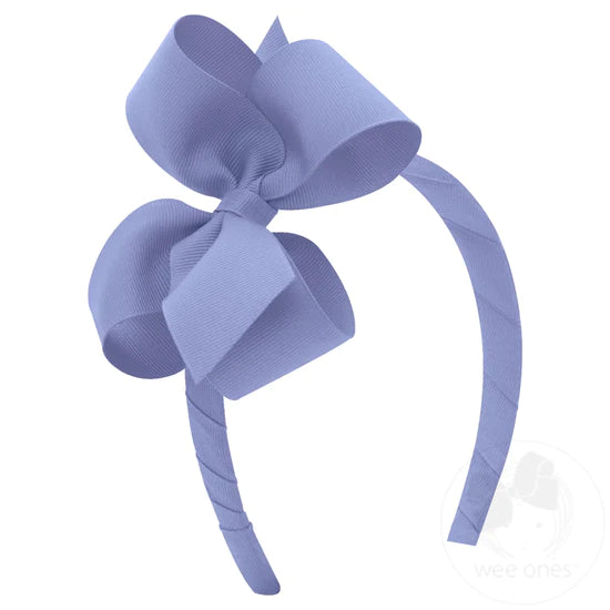 Add-a-Bow Headband - Bluebird