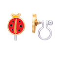 Little Ladybug Cutie Clip-On Earrings