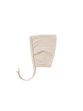Pixie Bonnet - Warm Grey Stripe