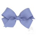 Medium Classic Grosgrain Hair Bow - Bluebird