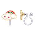 Cloud Loves Rainbow Cutie Clip-On Earrings