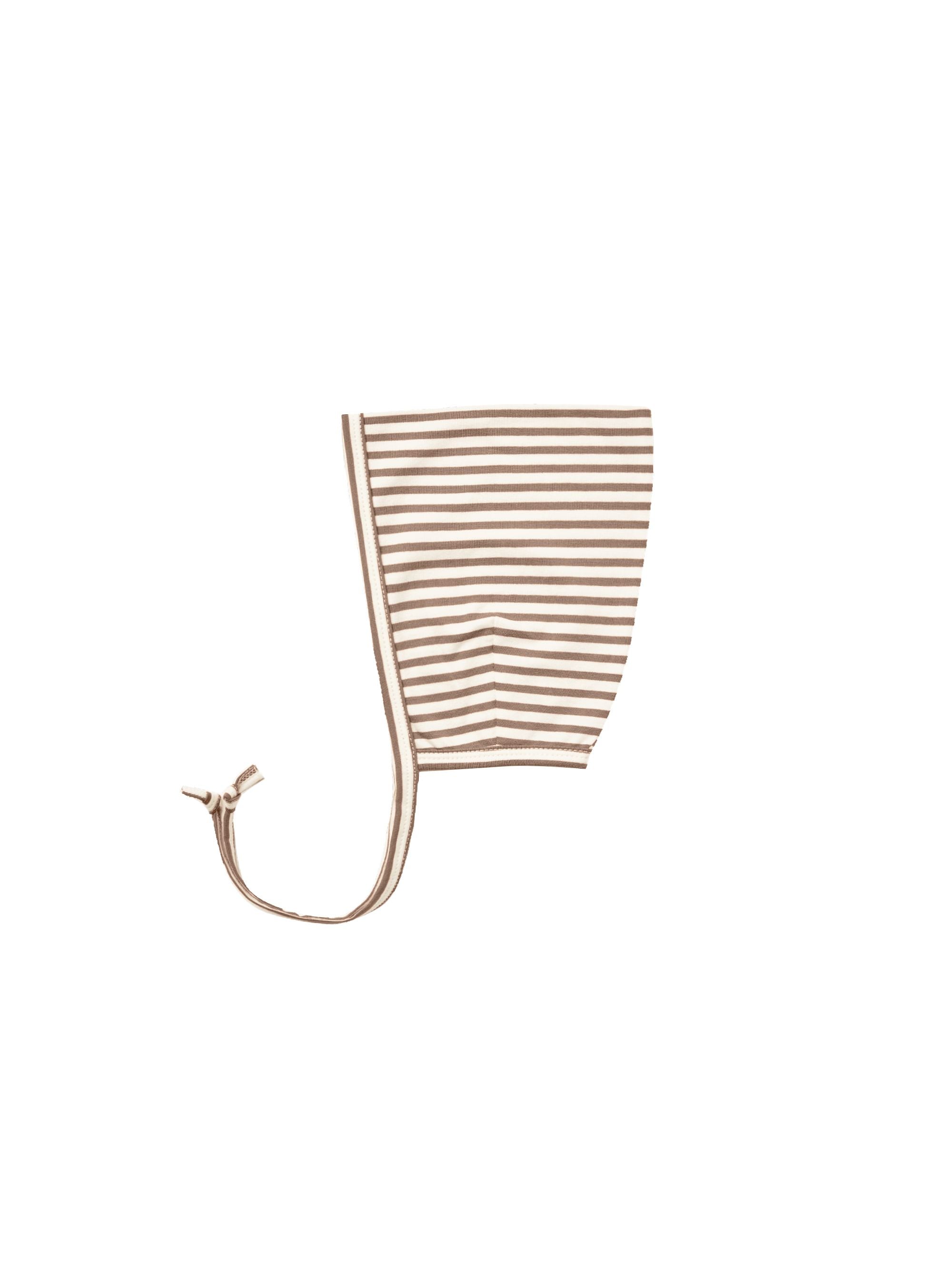 Pixie Bonnet - Cocoa Stripe